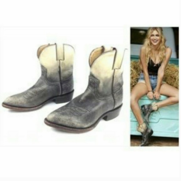 Frye Shoes - FRYE Billy Short Boot Ombre Stonewash 10 EUC